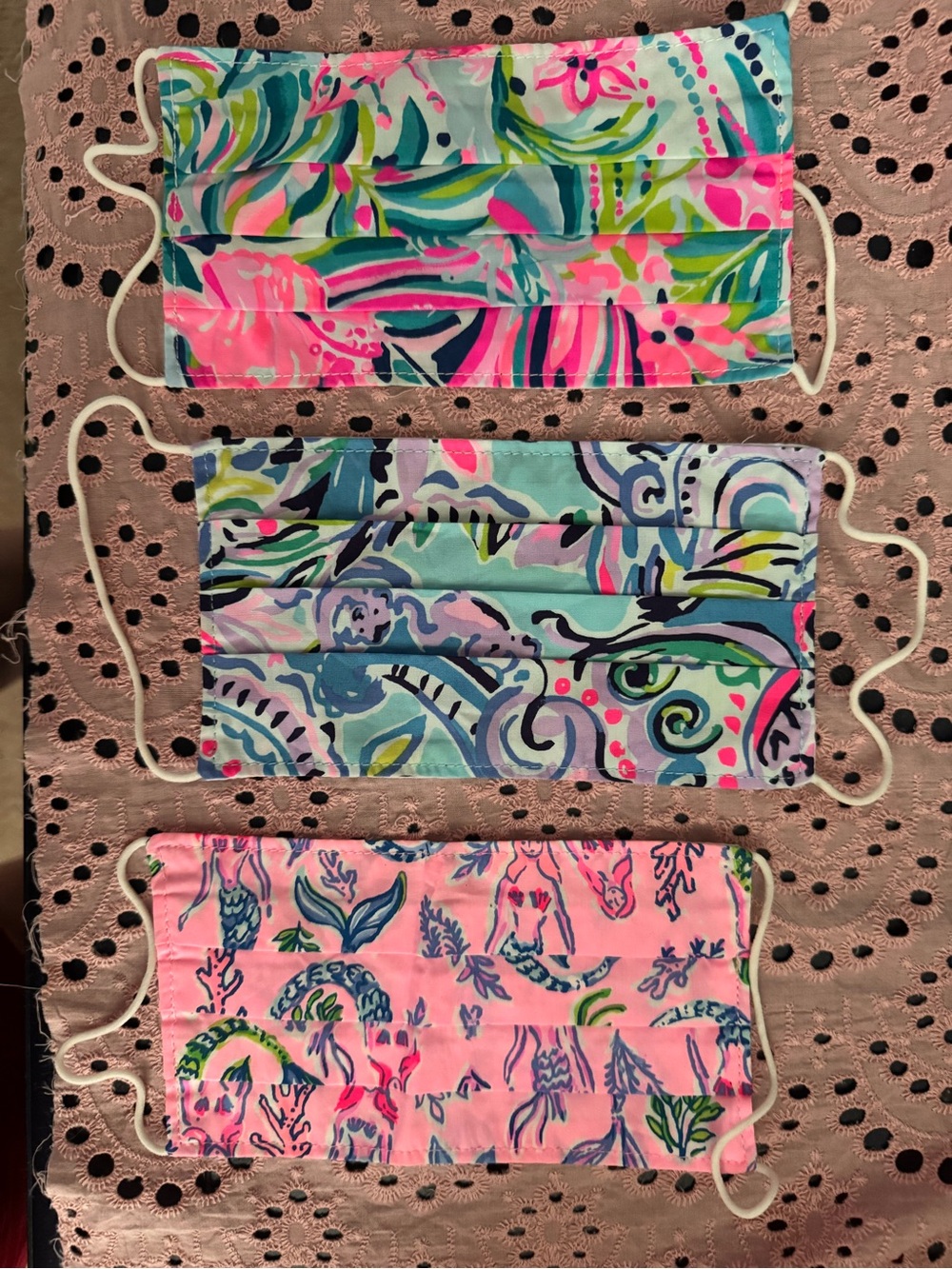 Lilly Pulitzer Face Masks - Set of 3